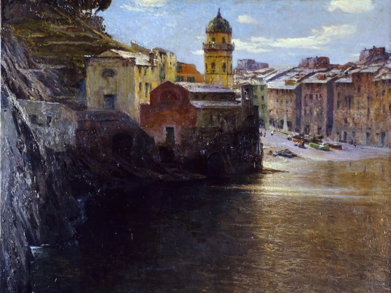 1867-Cavaleri Ludovico - Mattino in Liguria - Artgate Fondazione Cariplo